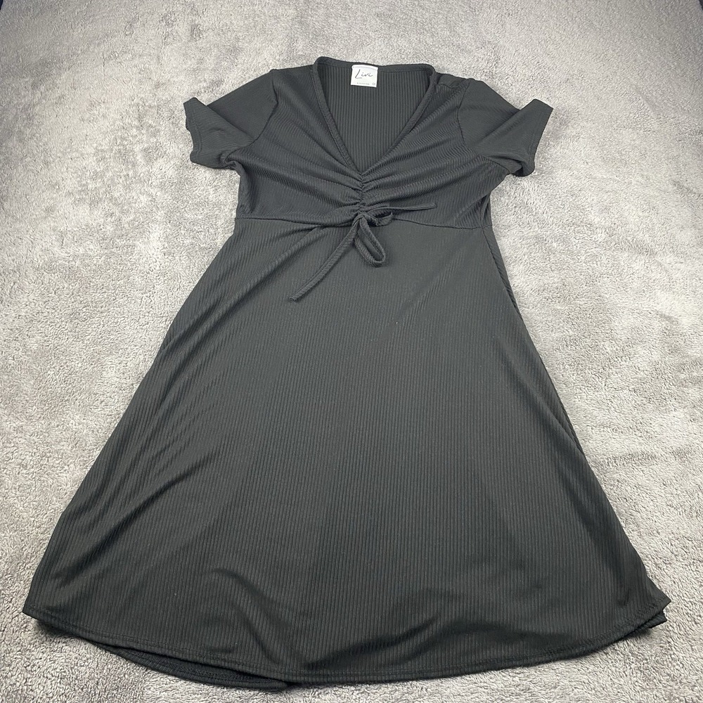 Livi By Olivia‎ Rae Mini Torrid Dress Junior's Large Black